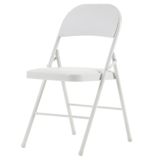 6pcs Elegant Foldable Iron & PVC Chairs